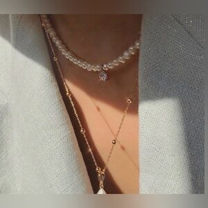 AVEC New York - MATILDE STONE LITTLE PEARL NECKLACE